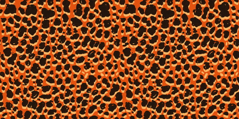 Leopard pattern. Seamless vector background. Trendy modern abstract art for textile, apparel, swimwear, wallpaper. Animal print design