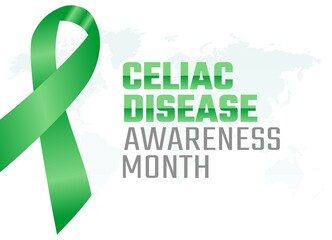 vector graphic of celiac disease awareness month good for celiac disease awareness month celebration. flat design. flyer design.flat illustration.