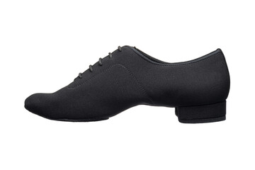Men's shoes for dancing on a white isolated background