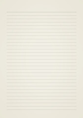 Naklejka premium White paper sheet with line pattern for background.