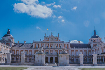 Fototapeta na wymiar Royal Palace of Aranjuez in Aranjuez, Madrid, Spain, Europe