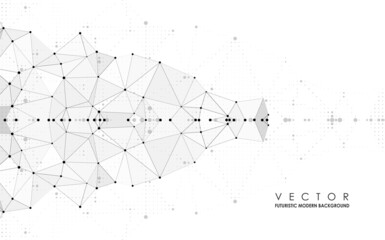 Abstract polygonal space