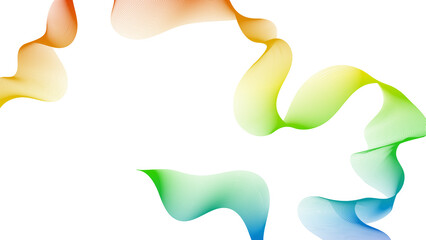 Fototapeta premium Abstract backdrop with wave gradient lines