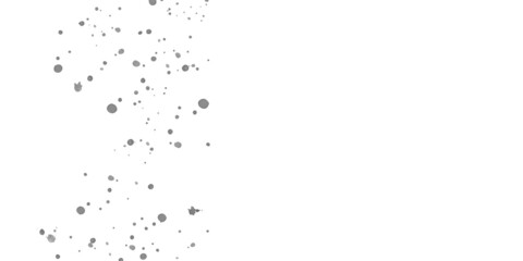 飛び散ったインクの飛沫の背景素材　グレー　墨　横長