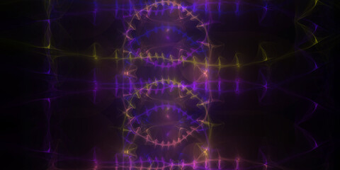 Fraktal Hintergrund digital generiert hochauflösend