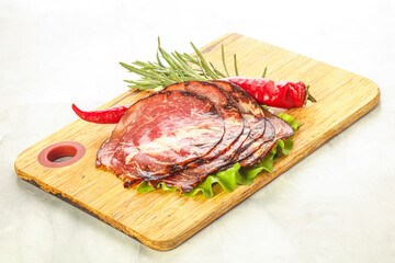 Dried pork neck meat snack