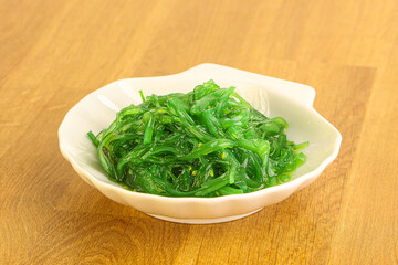 Japanese traditional seaweed salad Chukka
