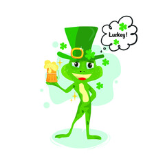 st Patrick day vector illustraton 