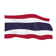 Thailand national flag vector EPS 10