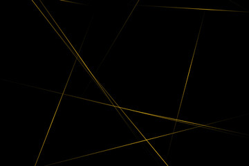 Abstract black with gold lines, triangles background modern design. Vector illustration EPS 10.