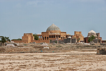 Makli Necropolis, vintage tombs in Thatta, Pakistan