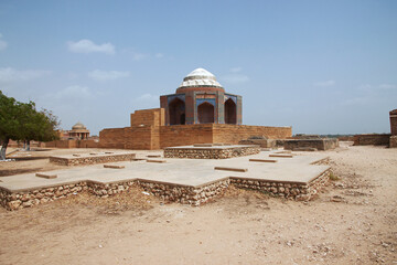 Makli Necropolis, vintage tombs in Thatta, Pakistan