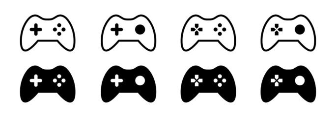 Joystick Set Icon Vector Illustration © Combotec
