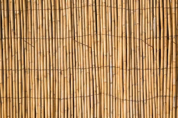 Deurstickers Close up of bamboo wood background texture © Nikolay N. Antonov