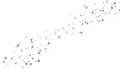 飛び散ったインクの飛沫の背景素材　グレー　墨　横長　16:9