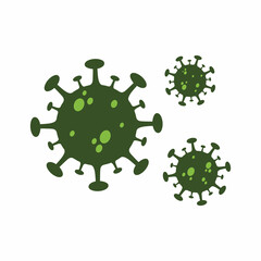 Bacterial Virus Vector Illustration For Health Care Design