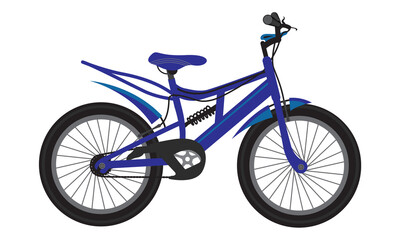 Obraz premium Bicycle Vector illustration for your business. Your business will benefit from this unique design. The basic vector will not lose quality when used in any background or environment.