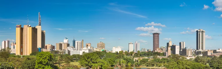 Foto op Plexiglas Nairobi Skyline Panorama, Kenya © IndustryAndTravel