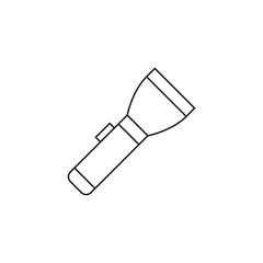 Camping beam icon line style icon, style isolated on white background