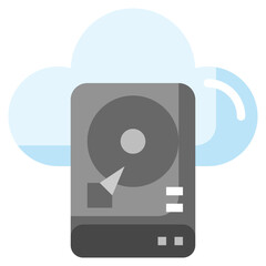 CLOUD flat icon,linear,outline,graphic,illustration