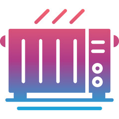 Electric Heater Icon
