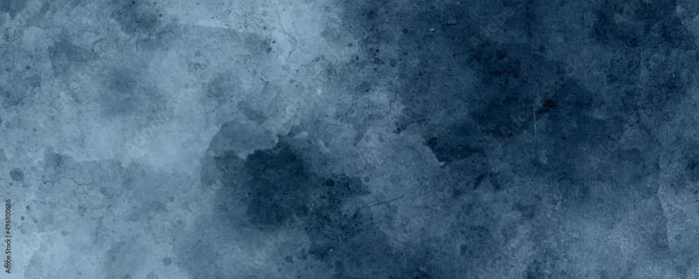Poster abstract watercolor paint background by teal color blue and green with liquid fluid texture with abs