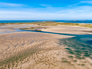 Aerial view of Ballyness Bay in County Donegal - Ireland © Lukassek