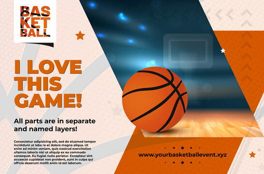 Template For Your Basketball Event Invitation