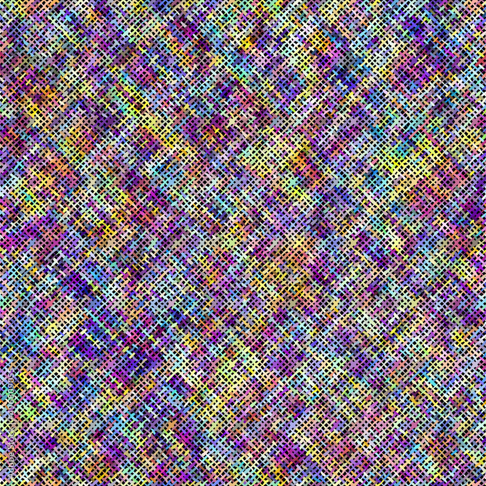 Poster Imitation of a texture of rough canvas. Seamless pattern.