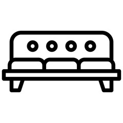 SOFA line icon,linear,outline,graphic,illustration