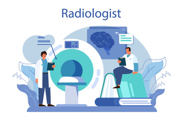 Obraz na płótnie Canvas Radiology concept. Idea of health care and disease diagnosis. X-ray,