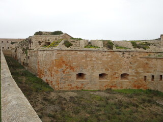 Fototapeta na wymiar Fortaleza de la Mola, Mahón, Menorca, Islas Baleares, España