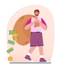 Unexpected failure or accident. Unforeseen problem that impact