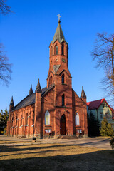 Fototapeta na wymiar A church in Gołdap