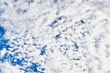 Beautiful blue sky image with clouds