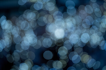 Abstract blurry blue bokeh lights suitable for any background needs