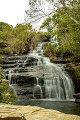 Naklejka premium waterfall in the city of Carrancas, State of Minas Gerais, Brazil