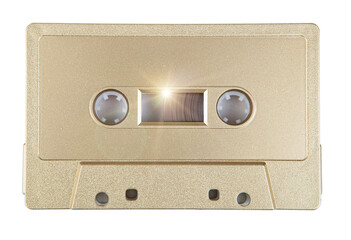 Obraz premium Audio cassette isolated on the white background