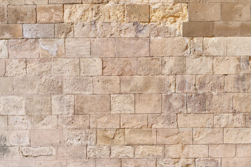 Fototapeta premium Stone brick wall surface background