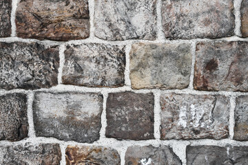  Stone brick wall surface background