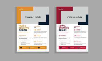 Corporate Flyer Template Design Creative Corporate & Business Flyer Brochure Template Design, Brochure design, cover, annual report, poster, flyer abstract business flyer, vector template design.