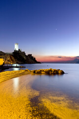 The Scaliger castle of Malcesine was made famous by the drawings and descriptions of the German...