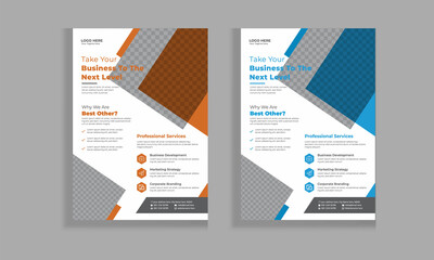 Corporate Flyer Template Design Creative Corporate & Business Flyer Brochure Template Design, Brochure design, cover, annual report, poster, flyer abstract business flyer, vector template design.