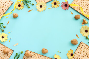 Pesah celebration concept (jewish Passover holiday)