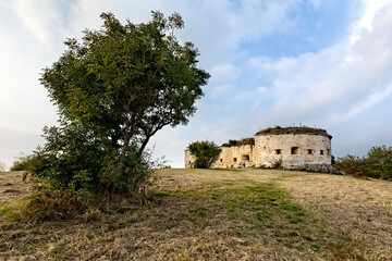 Fort Preara is a 19th century Habsburg military structure near Verona. Montorio, Veneto, Italy.