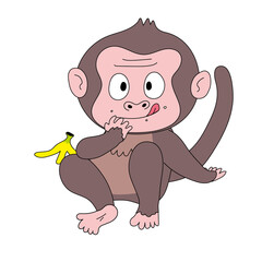 猿とバナナ