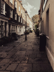 Calle de Londres, imagen retro, vintage - 496834456