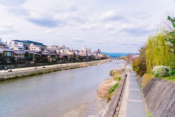 view of the river in the city