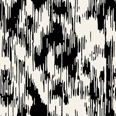Vector seamless pattern. Abstract murble texture with monochrome fluid stains. Creative background with blots. Decorative design with marbling effect. Can be used as swatch for illustrator.