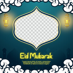 eid mubarak greeitngs for social media post 